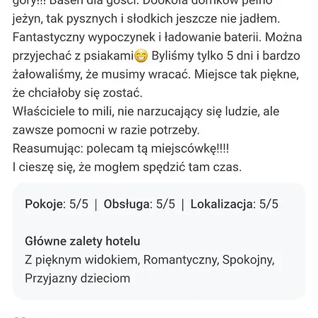 Alpesi faház Podbucznik 5 Jalowiec